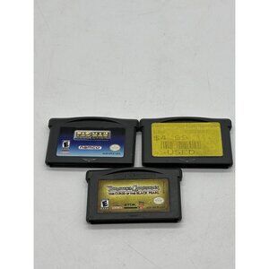 GameBoy Advance Lot of 3 Games Pirates of the Caribbean Pac-Man Pitfall Lost